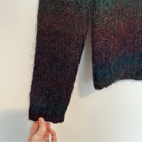 Topman knitwear ombré goat hair sweater - Picture 9 of 14